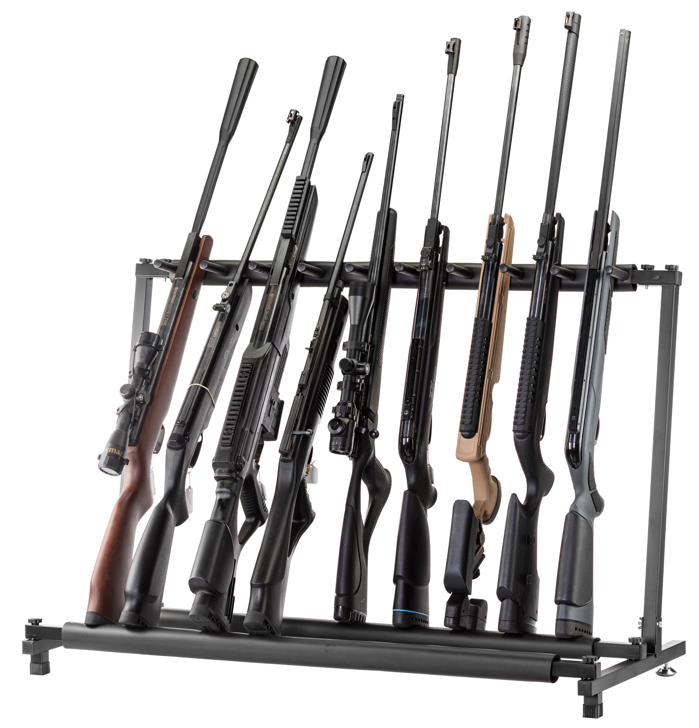 Photo Gun stand for rifles 9 weapons